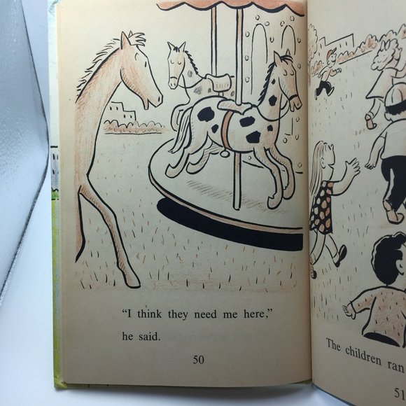 Vintage I Can Read Book Hardcover Chester Syd Hoff Children's Wild Horse Horses - Picture 7 of 9